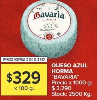 Carrefour QUESO AZUL HORMA "BAVARIA" oferta