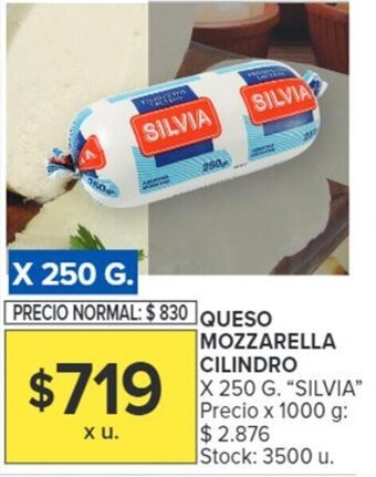 Carrefour QUESO MOZZARELLA CILINDRO X 250G oferta