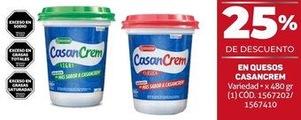 Makro EN QUESOS CASANCREM Variedad x 480 gr oferta