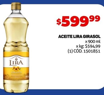 Makro ACEITE LIRA GIRASOL x 900 ml oferta