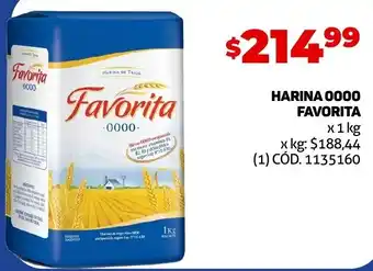 Makro HARINA 0000 FAVORITA x 1 kg oferta