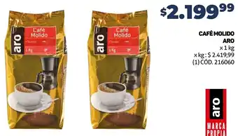 Makro CAFÉ MOLIDO ARO x 1 kg oferta