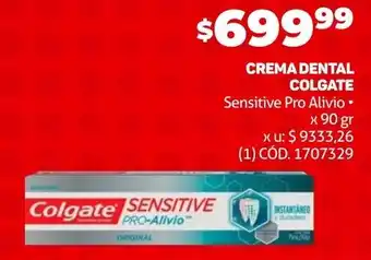 Makro CREMA DENTAL COLGATE Sensitive Pro Alivio • x 90 gr oferta
