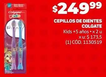 Makro CEPILLOS DE DIENTES COLGATE Kids +5 años • x 2 u oferta