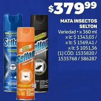 Makro MATA INSECTOS SELTON Variedad • x 360 ml oferta