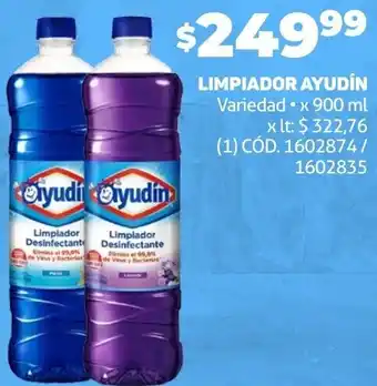 Makro LIMPIADOR AYUDÍN Variedad x 900 ml oferta