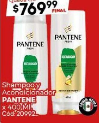 Diarco Shampoo y Acondicionador PANTENE x 400 ML oferta