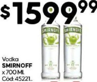 Diarco Vodka SMIRNOFF x 700 ML oferta
