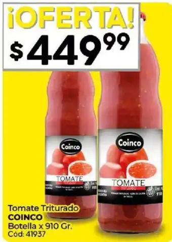 Diarco Tomate Triturado COINCO Botella x 910 Gr. Cod: 41937 oferta