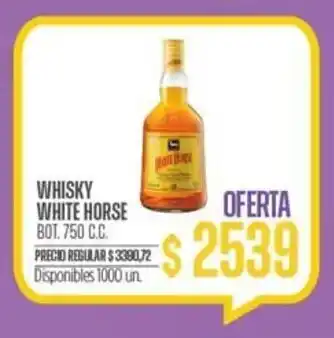 WHISKY WHITE HORSE BOT. 750 CC