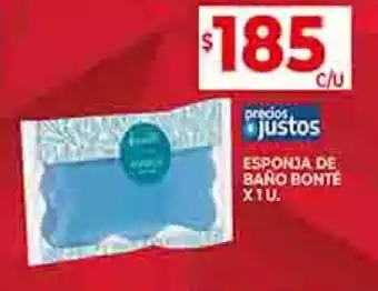 Supermercados DIA ESPONJA DE BAÑO BONTÉ X 1 U. oferta
