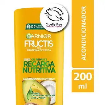 Coto Acondicionador reconstructor nutritiva garnier fructis 200 ml oferta