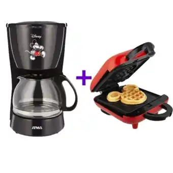 Pinturerías Rex Combo desayuno disney mickey mouse cafetera + waflera atma oferta