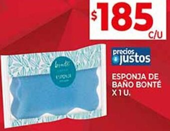 Supermercados DIA ESPONJA DE BAÑO BONTÉ X1U. oferta