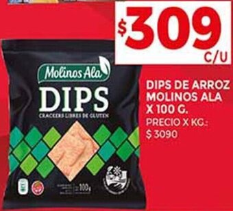 Supermercados DIA DIPS DE ARROZ MOLINOS ALA X 100 G. oferta