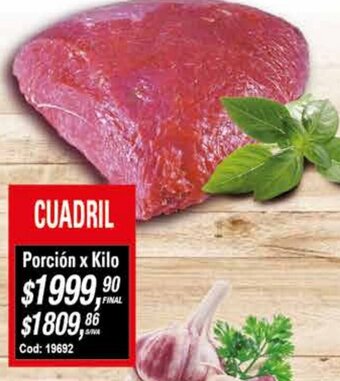 Maxiconsumo CUADRIL oferta