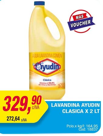 Maxiconsumo LAVANDINA AYUDIN CLASICA X 2 LT oferta