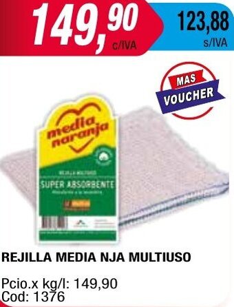 Maxiconsumo REJILLA MEDIA NJA MULTIUSO oferta