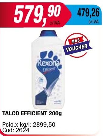 Maxiconsumo TALCO EFFICIENT 200g oferta