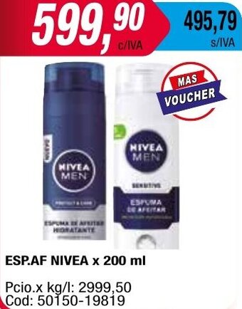 Maxiconsumo ESP.AF NIVEA x 200 ml oferta
