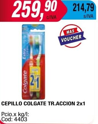 Maxiconsumo CEPILLO COLGATE TR.ACCION 2x1 oferta