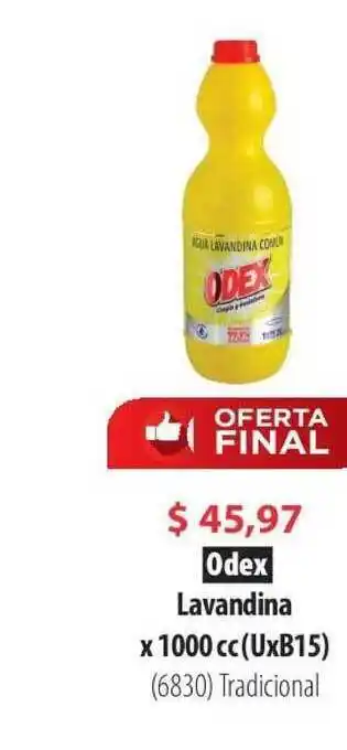 Parodi Odex Lavandina x 1000cc oferta