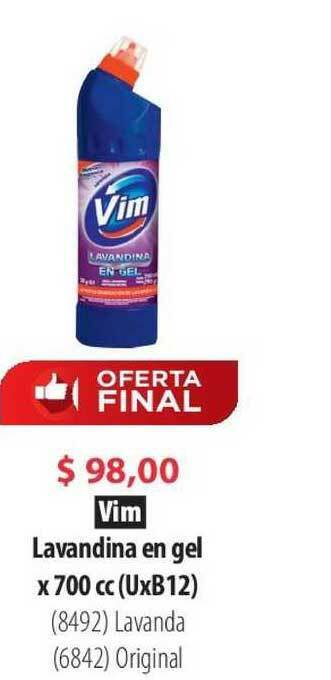 Parodi Vim Lavandina En Gel x 700cc oferta