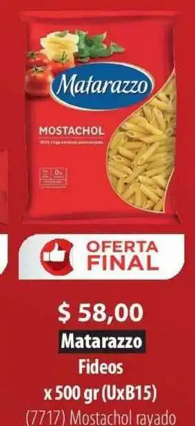 Parodi Matarazzo Fideos x 500gr oferta