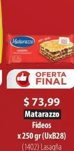 Parodi Matarazzo Fideos x 250gr oferta