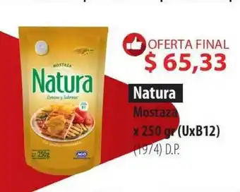 Parodi Natura Mostaza x 250gr oferta