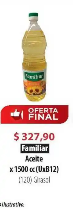Parodi Familiar Aceite x 1500cc oferta