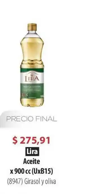 Parodi Lira Aceite x 900cc oferta