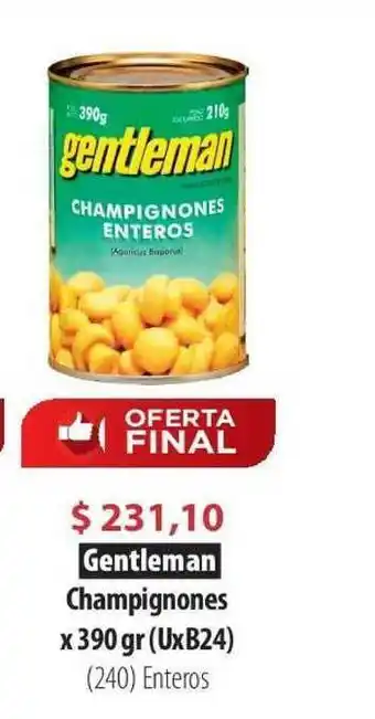 Parodi Gentleman Champignones x 390gr oferta