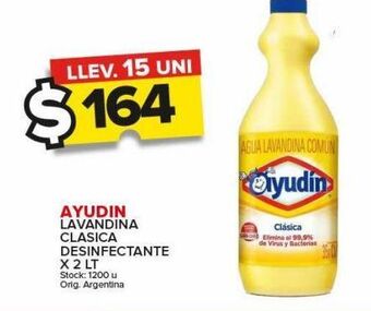 Carrefour Maxi Lavandina ayudin x 2l oferta