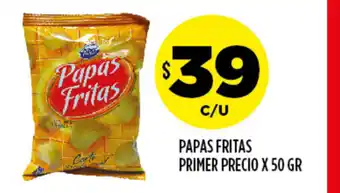 Supermercados Toledo Papas Fritas Primer Precio x 50gr oferta