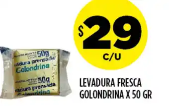 Levaduria Fresca Golondrina x 50gr