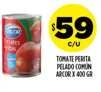 Supermercados Toledo Arcor Tomate Perita Pelado Común x 400gr oferta