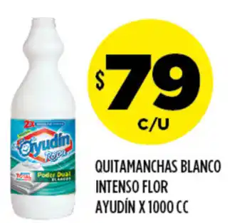 Supermercados Toledo Ayudin Quitamanchas Blanco Intenso flor x 1000cc oferta