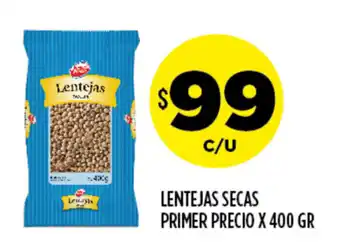 Lentejas Secas x 400gr