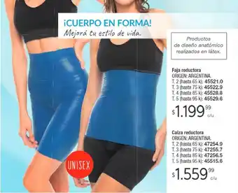 Tsu Cosméticos Faja Reductora Calza Reductora oferta