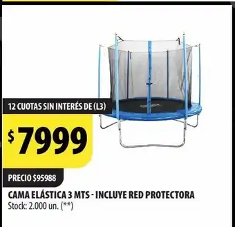 Punto Mayorista Cama elástica 3mts oferta