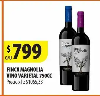 Punto Mayorista Vino varietal finca magnolia 750cc oferta