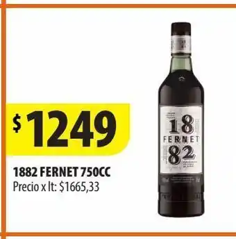 Punto Mayorista 1882 fernet 750cc oferta