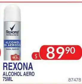 Masivos Rexona Alcohol Aero 75ml oferta