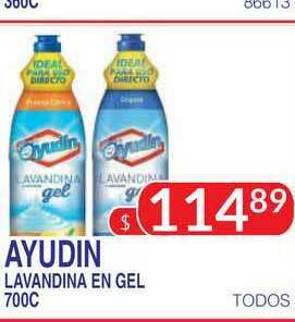 Masivos Ayudin Lavandina En Gel 700c oferta