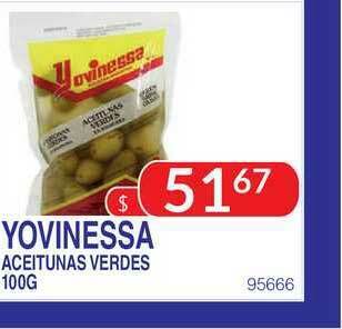 Masivos Yovinessa Aceitunas Verdes 100g oferta