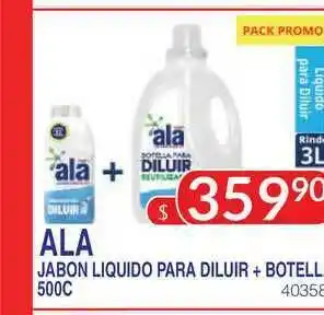 Masivos Ala Jabon Liquido Para Diluir + Botella 500c oferta