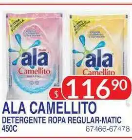 Masivos Ala Camellito Detergente Ropa Regular-matic 450c oferta