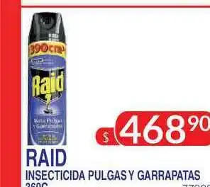 Masivos Raid Inseciticida Pulgas Y Garrapatas 350cc oferta