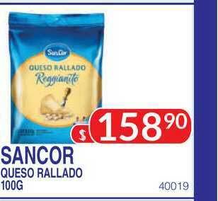 Masivos Sancor Queso Rallado 100g oferta